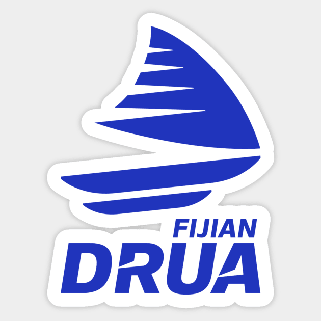 Fijian Drua Sticker by zachbrayan